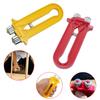 1Pc Nest Frame Iron Wire Tensioner Plastic Handle Wire Reel Beekeeping Tool No. 24 Wire Beehive Steel Wire Tensioner Yellow/Red