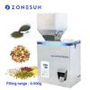 ZONESUN ZS-500C 5-500g Vibration Coffer Bean Tea Bag Sachet Powder Pouch Automatic Racking Weighing Filling Machine
