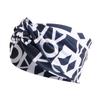 New African Floral Print Headband Twist Style Women's Sports Yoga Elastic Hairband Fashion Salon Make Up Hair Wrap Headwear