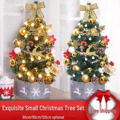 Mini Set Albero di Natale Fai da Te con Luci Criptate e Ornamenti da 90 cm