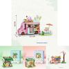 Cafe Street Scene Building Blocks For Girls Plastic Abs Material