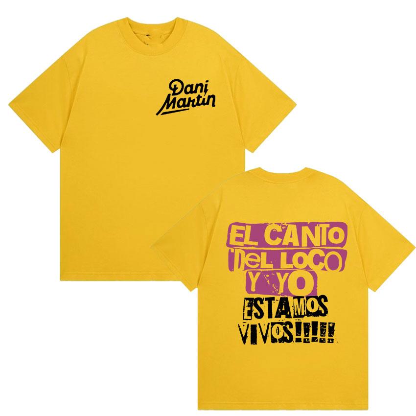 Rapper Dani Martin Tour Album 2026 Print T Shirt Men Women Pop Clothing Short Sleeve Tshirts Retro High Quality Fashion Tshirt
