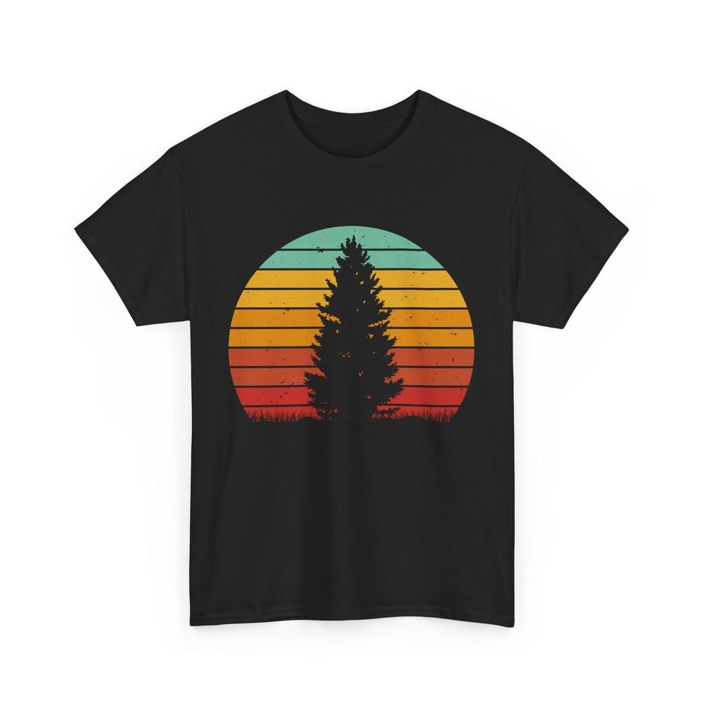 Pine Tree Wildlife T-Shirt, Nature Lovers Camping Hiking Women Men Shirt