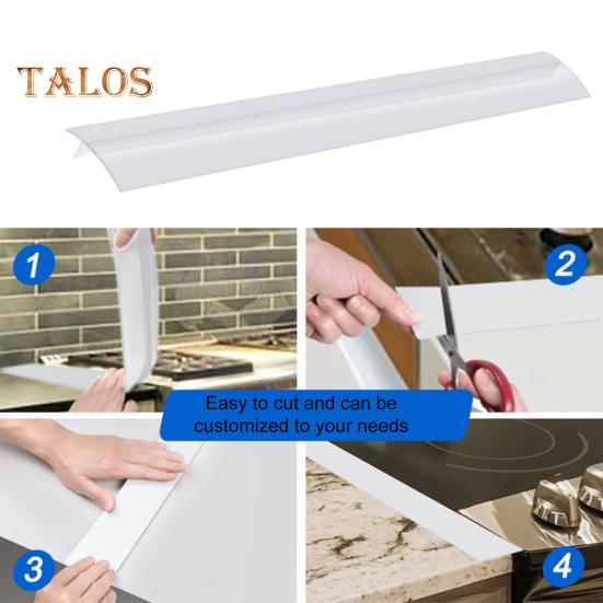 Acoperire pentru contor aragazului Bandă din cauciuc siliconic Covoraș rezistent la căldură Ulei Praf Sigiliu apă Umplutură de bucătărie pentru acasă Restaurant Hotel