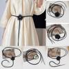 Thin Flower Fabric Waist Belt Women Decorative Dress Sub Accessory Soft Rope