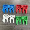 5Pcs Toothbrush Head Box Travel Toothbrush Head Case Tooth-Shaped Protective Box with Lid for Home