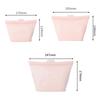 3Pcs Silicone Food Storage Bag Reusable Stand Up Zip Leakproof Containers Fresh Bag Food Storage Fresh Wrap Ziplock