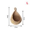1PC Natural Rope Kitchen Hand Woven Storage Basket Home Wall Hanging Basket Vegetable Storage Baskets Potato Flower Fruit