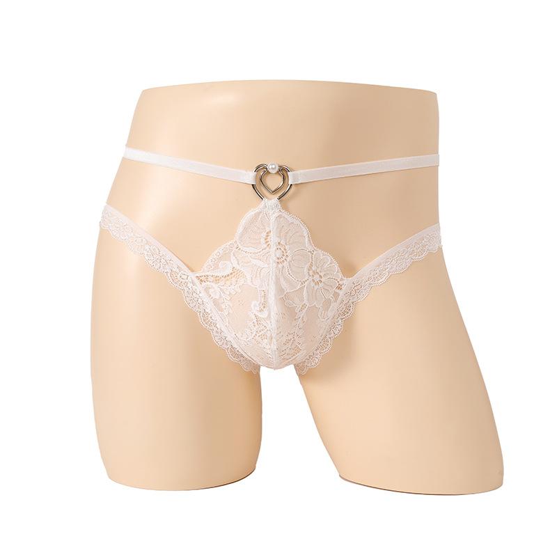 Circle Lace Sexy Underwear Stretch Sexy Men's Couple Panties T-Pants Boxers