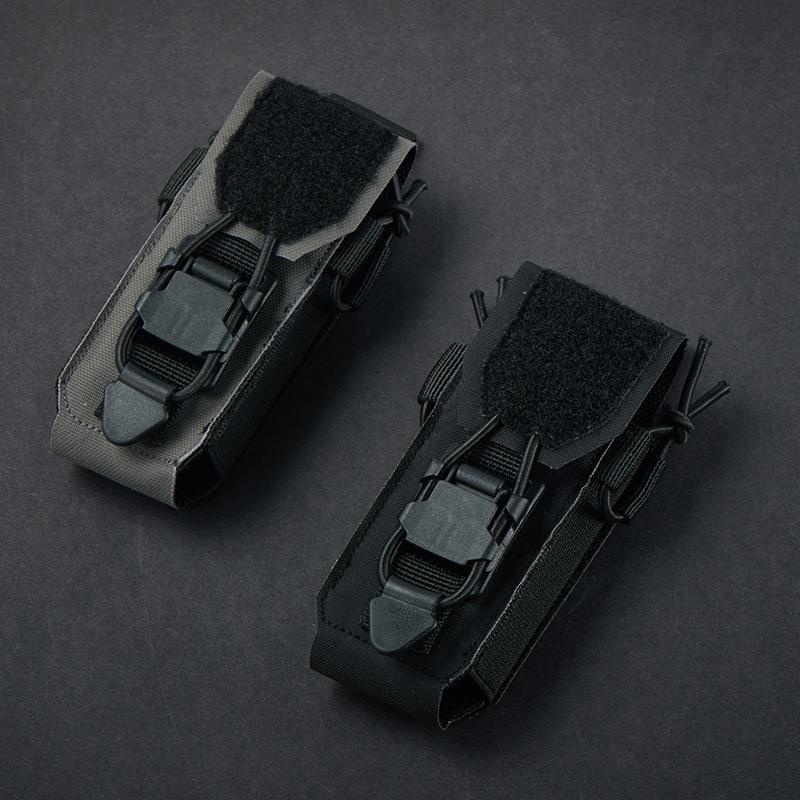 Tactical Multifunction Magnetic Buckle Quick-release Tool Small Bag Techwear Style Detachable Belt Pouch Flashlight Storage Bag