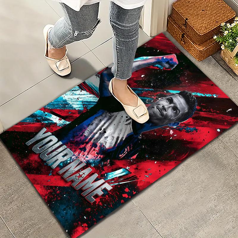 Cr7 Custom Name Carpet Rug For Living Room Bedroom Home Sofa Decoration,Kids Play Non-slip Floor Mat