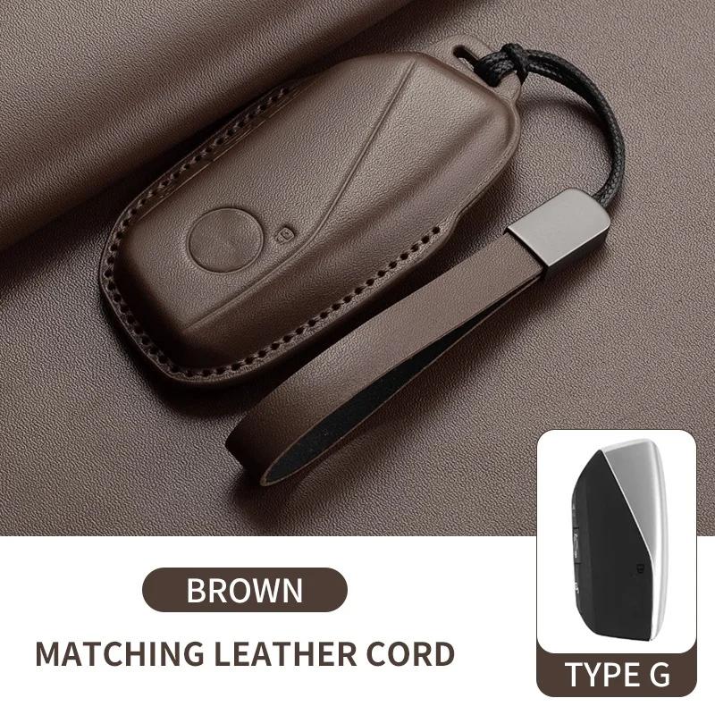 Leather Car Key Case Cover For BMW 3 4 5 6 Series X1 X2 X3 X4 X5 F10 F20 M3 M4 E34 E36 525 320i 2025 Key Shell Car Accessories