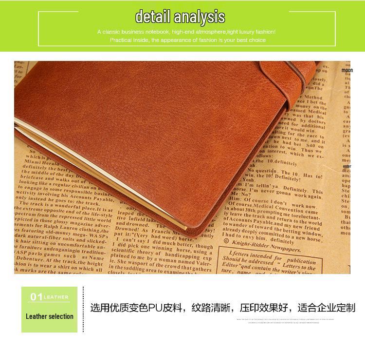 Traveler’s A6 Journal with Elastic Band - Customizable Logo Option