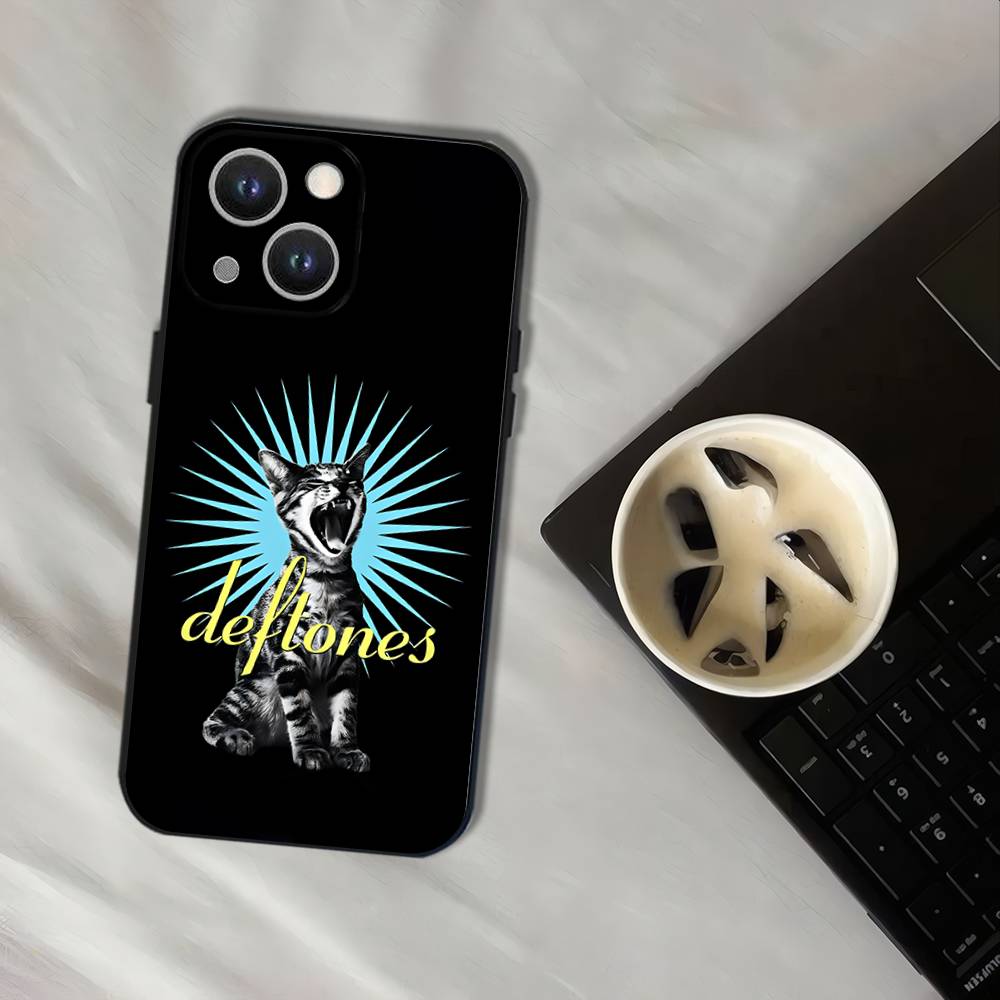 

Чохол для телефону Band Of D-Deftones-S для iPhone 16,15,14,13,12,11,Pro,XS,Max,XR,Plus,E,SE4,Mini Чорний М який iPhone12PRO