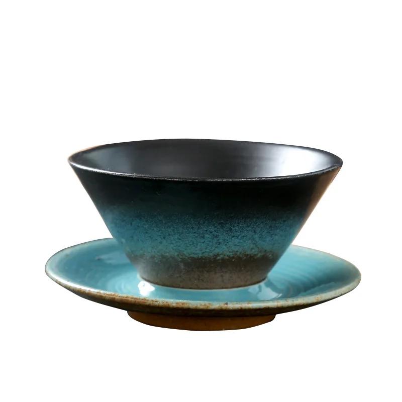 Cești de cafea din ceramică retro Set cești și farfurioare creative Cești de cafea cu latte Cești din ceramică Cești de ceai de după-amiază Cești de lapte pentru micul dejun