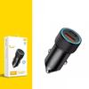 Efficient Car Charging Solution Double Port Car Charger PD20W Type C QC3.0 USB Charging Head for Phones Tablets Laptops