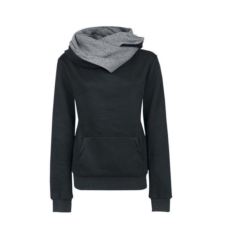 Stylish Women's Hooded Pullover Coat Tops Perfect For Autumn And Winter Seasons