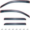 JOYTUTUS In-Channel Rain Guards Compatible With 2005-2015 Tacoma Double Cab Window Vent Visor Window Deflectors Vent Shades Tacoma Accessories