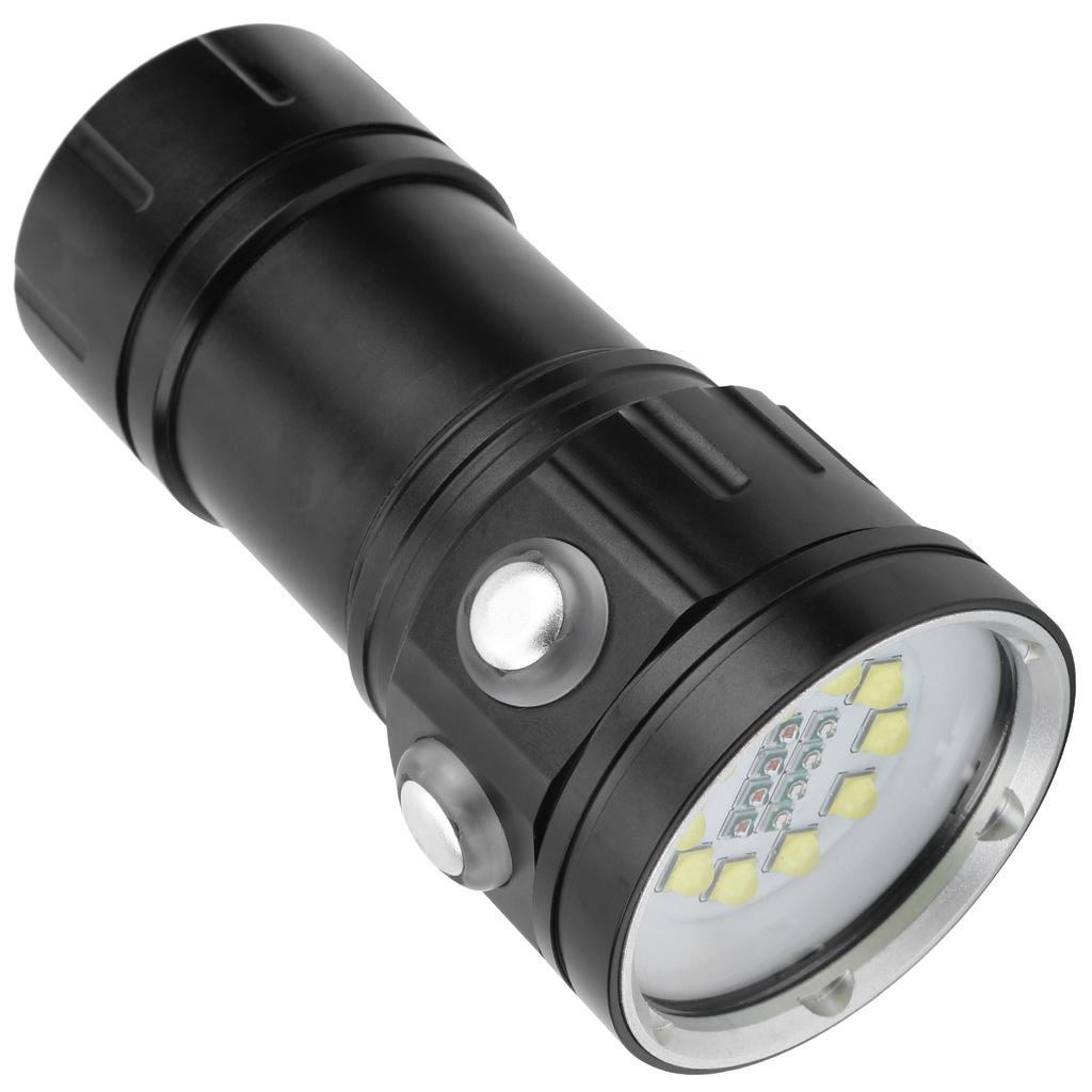 LED Diving Flashlight Portable Professional Underwater Lighting Waterproof Submarine Lamp