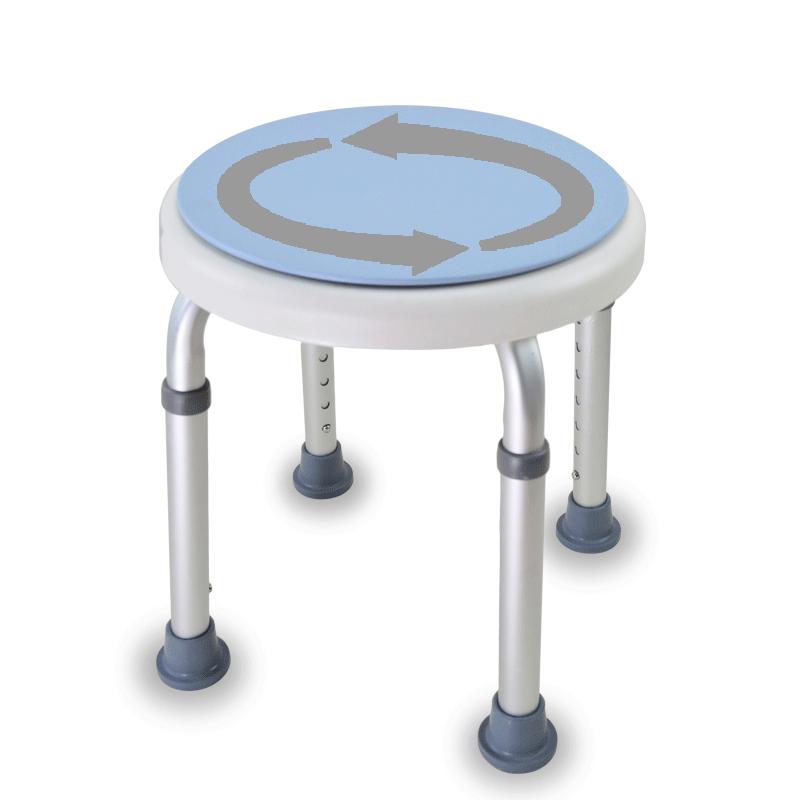 Non-slip Rotating Shower Stool for Elderly, Pregnant Women & Children