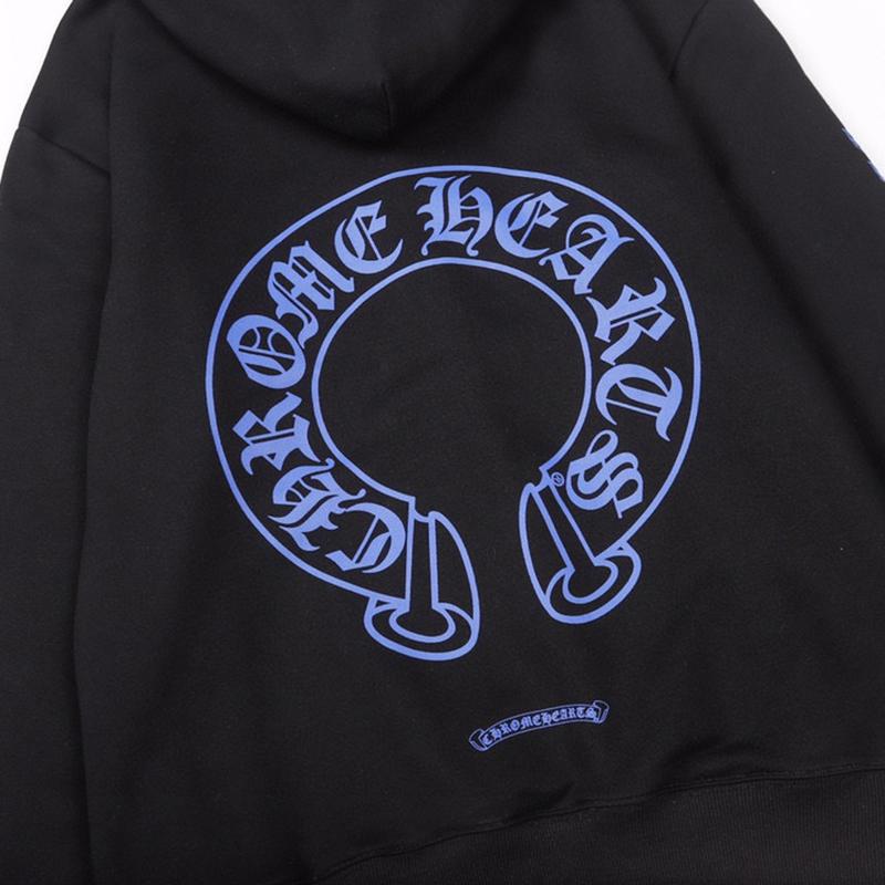 819 CHROME HEARTS Herbst und Winter 2026 Neu Übergröße Klassischer Stil Logo Kapuzenpullover, Geeignet für Paare zum Tragen