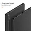DUX DUCIS Domo Serie für Samsung Galaxy Tab S10+/S9+/S9 FE+ Hülle Dreifach faltbarer Ständer Lederabdeckung Auto Wake/Sleep