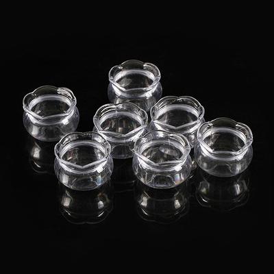Simulated Plastic Transparent Mini Lace Vase Model Toy House Mini Furniture Decorative Accessories