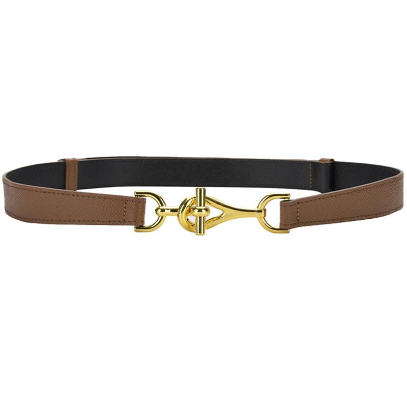 Leather Ladies Adjustable Belt Decorative Shirt With Dress Suit Waist Trendy Belt