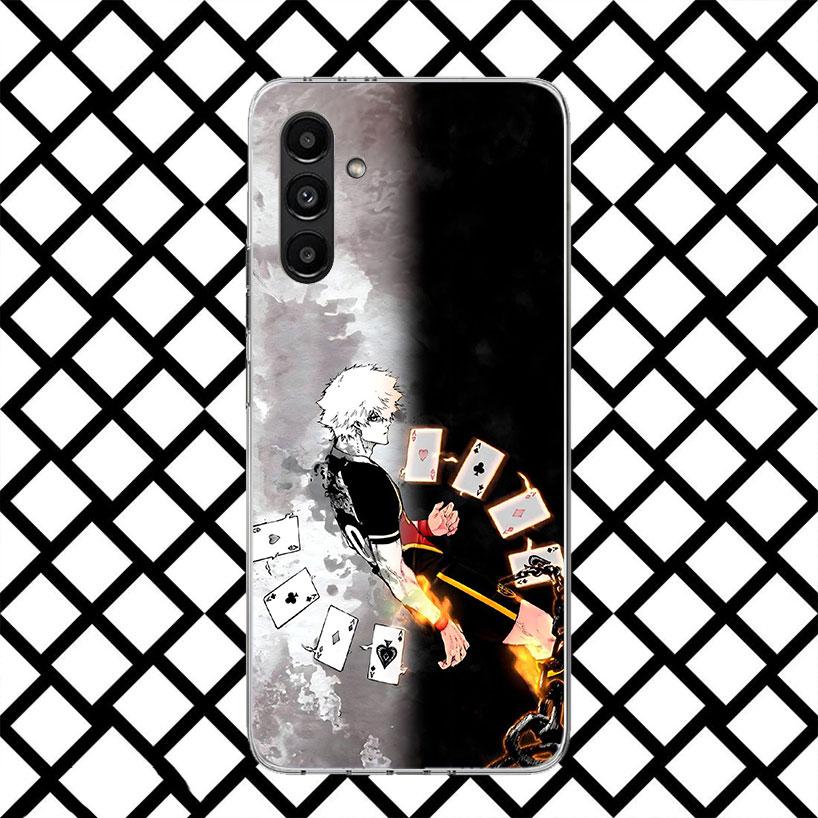 Blue Lock Football Anime Phone Case for Samsung Galaxy A17 A37 A57 A16 A26 A36 A56 A15 A25 A35 A55 A14 A24 A34 A54 A13 A23 A33 A