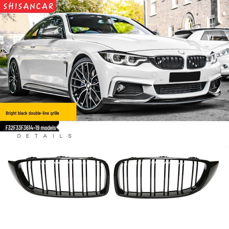 Compatible Front and Rear Lip Spoiler for BMW 4 Series 425i/430i with Quad Exhaust