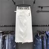 Gescheurde Witte Denim Rok Dames Lente en Zomer