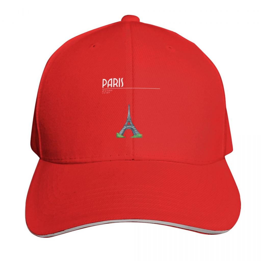 Paris Frankreich Eiffelturm Koordinaten Baseballkappe Bommelmütze Unisex große Größe Hut Sonnenkappen Rugby Baseball Unisex Damen
