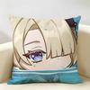 Freminet Genshin Impact Cushion Cover Natural Linen Organic Fabric DoubleSided Printing Room Sofa Decor Pillow Case