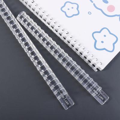 Plastic Comb Bindings Loose Leaf Book Binder Rings Binder Circle Ring Notebook Binding Spines