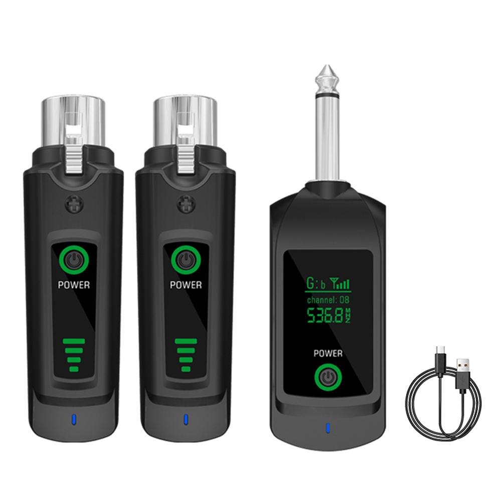 Dynamic Handheld Microphone Instrument 510.00-590.00MHz 2.4G Wireless XLR Transmitter System DC5V Microphone Accessories