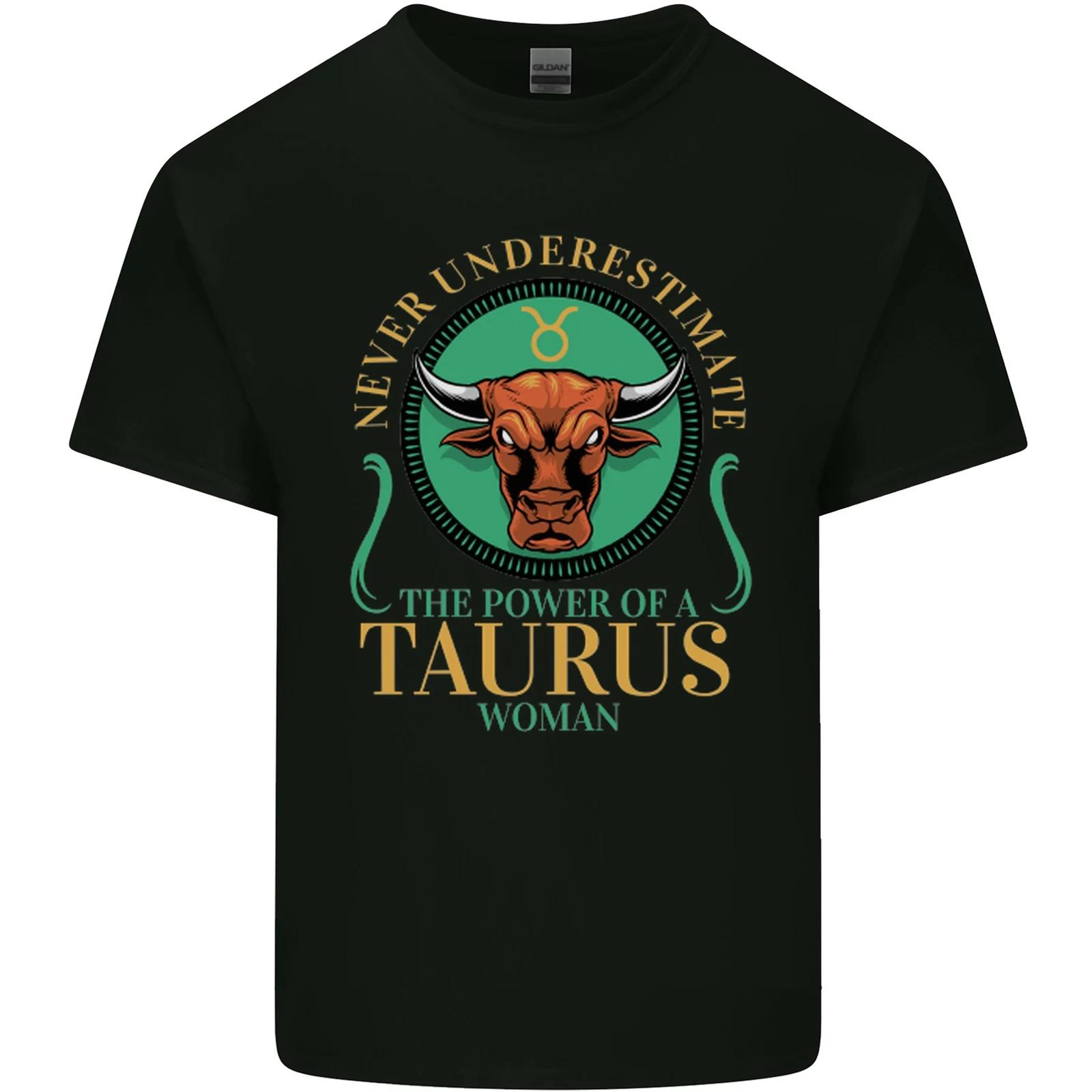 

The Power of a Taurus Woman Star Sign Kids T-Shirt Childrens S