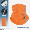 Windproof Winter Cycling Face Mask and Neck Gaiter - Double Layered Fleece Scarf