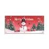 Decorate the Garage Door with Christmas Yard Banners and Hang the Party Decoration Backdrop.