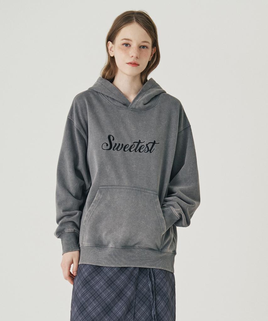 SWEET SOUP Pigment Hoodie Loose Fit Sweatshirt (Wb9Ltf2)
