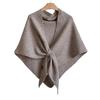 Soft Triangle Scarf Solid Color Sweater Shawl Cape Fashion Knitted Shawl