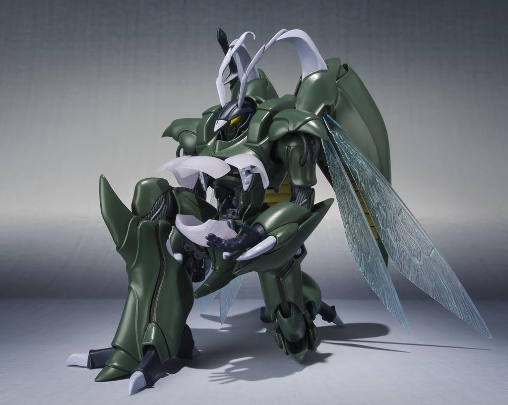 TAMASHII NATIONS ROBOT Spirits Aura Warrior Dunbine, ca. 145 mm, bemalte ABS-Actionfigur [SIDE AB] Lyneck, & PVC,