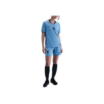 Dri-FIT ADV Fashion Sports Breathable Short Sleeve Football Shirt Women Tops Light-Blue FZ9133-489