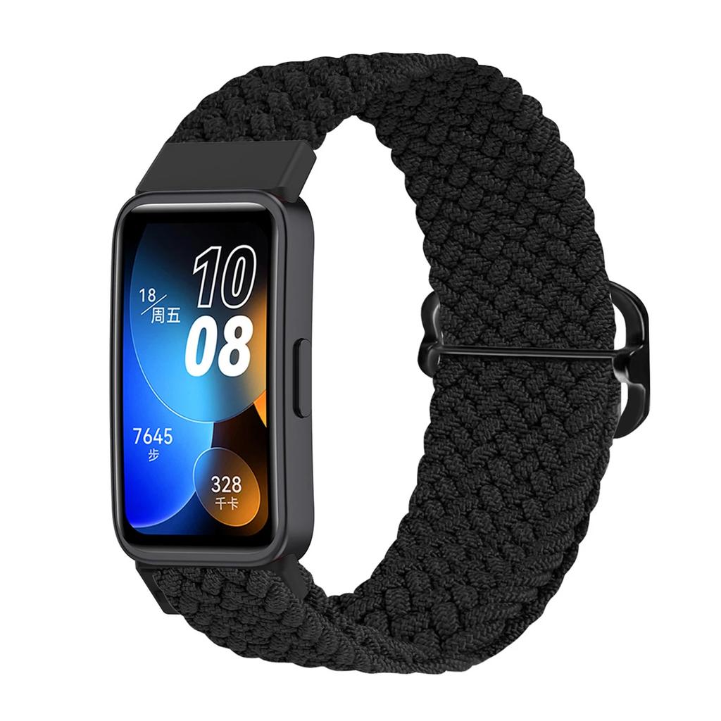 Nylon Elastic Loop Strap For Huawei Band 7/8/9/10 Sports Braided Wristband Breathable Comfortable For Huawei Band 10/9/8/7 Belt