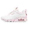 Neujahrsserie Lederstoff Synthetikleder 2023 CNY Sport Komfort Niedrig geschnittene Freizeitschuhe Damensneaker Weiß Rosa 896164-WPK
