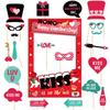 Celebrate Valentine's Day Eve with Photo Booth Properties Accessory Picture Frame for Fun Party Photos Decoration