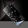 Black and white star pattern tempered glass phone case for Samsung Galaxy S26 S25 S24 S23 S22 S21 S20 fe plus ultra anti drop