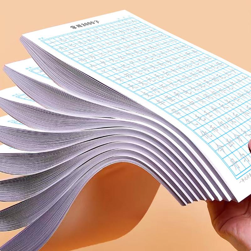 Xingshu Calligraphy Practice Paper 20Sheets Basic Stroke Hard Pen Paper Multifunction Grid Lattice Handwriting Stationery