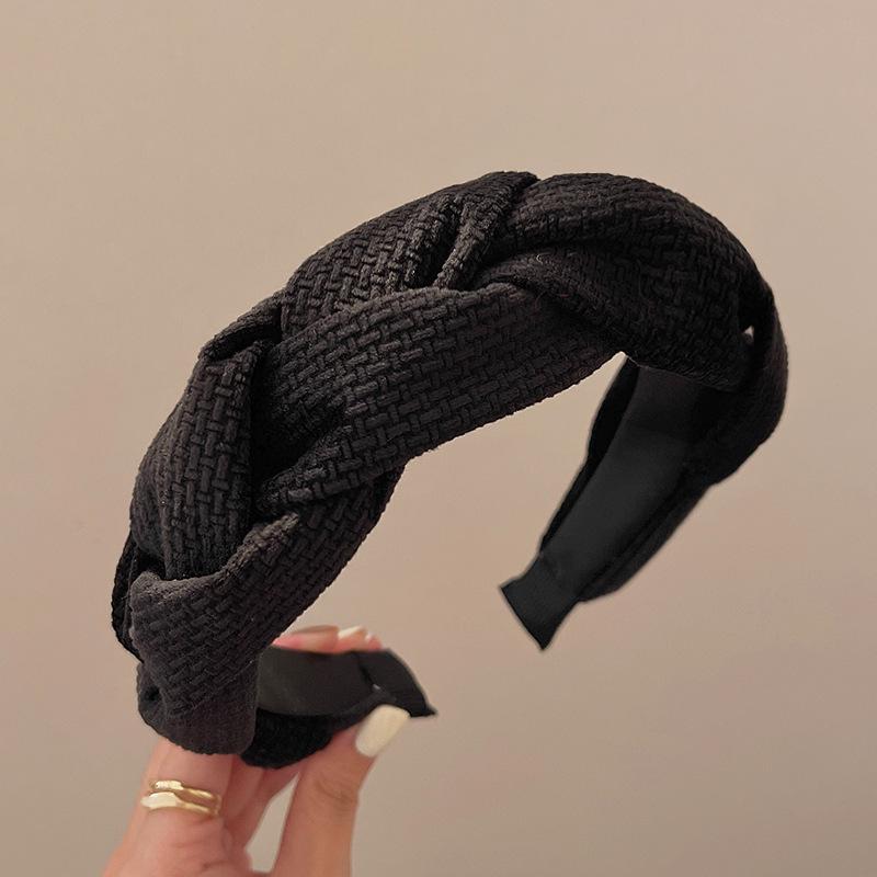 Women's Retro Korean Christmas Headband: High-End Autumn/Winter Hair Jewelry & Versatile Accessory