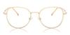 Full Rim Oval Brown Gold Smartbuy Collection Falk Mtr 92e Fashion Unisex Eyeglasses