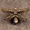 1 PC Six Winged Guardian Angel Blessing Ornament Desktop Statue Brass Seraphim Figurine Home Decoration Angel Little Statue